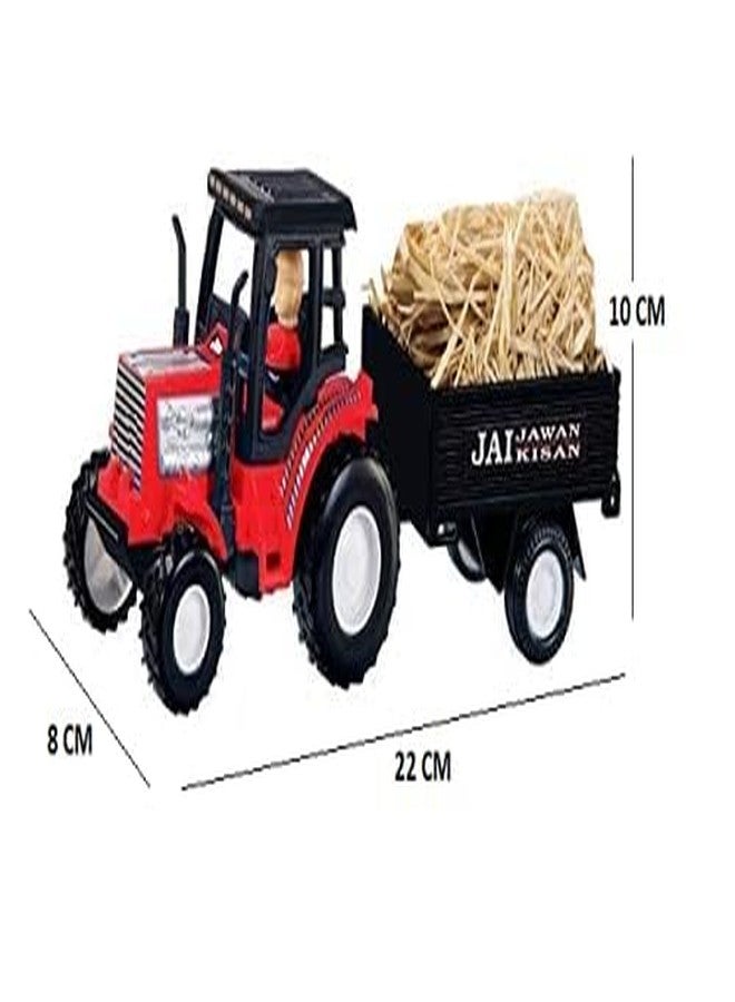 Bluebell Kids Multi Colors Farmer Tractor Trolley Toy for Kids. | with OPENABLE Trolley Feature. | Construction Vehicle Toy | Beautiful Design. | Miniature Scaled Models Toy - Image 2